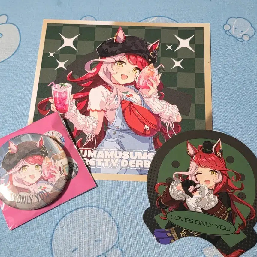[BUNJANG] Uma Musume Collaboration Cafe Loves Only You Can Badge Bundle Set / 일괄) 우마무스메 콜라보 카페 러브즈 온리 유 캔뱃지 구매특전