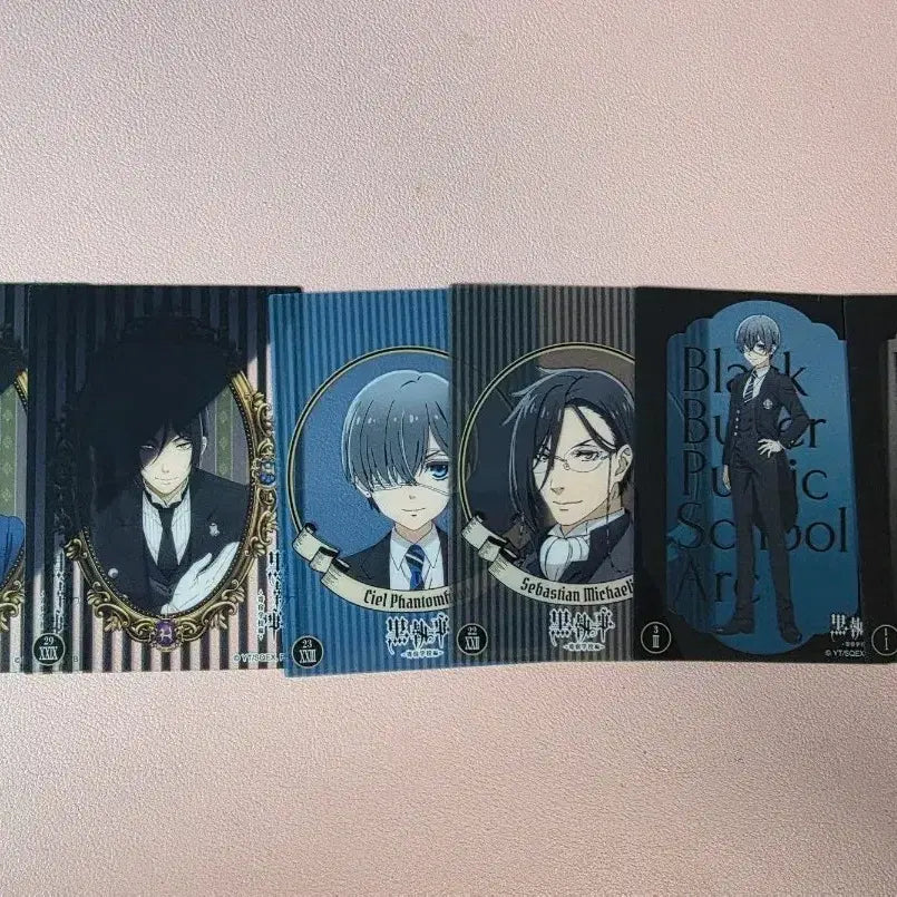 [BUNJANG] Black Butler Clear Card Set (Ciel/Sebastian &amp; Others) / 흑집사 클리어 카드 시엘/세바스찬 외 일괄
