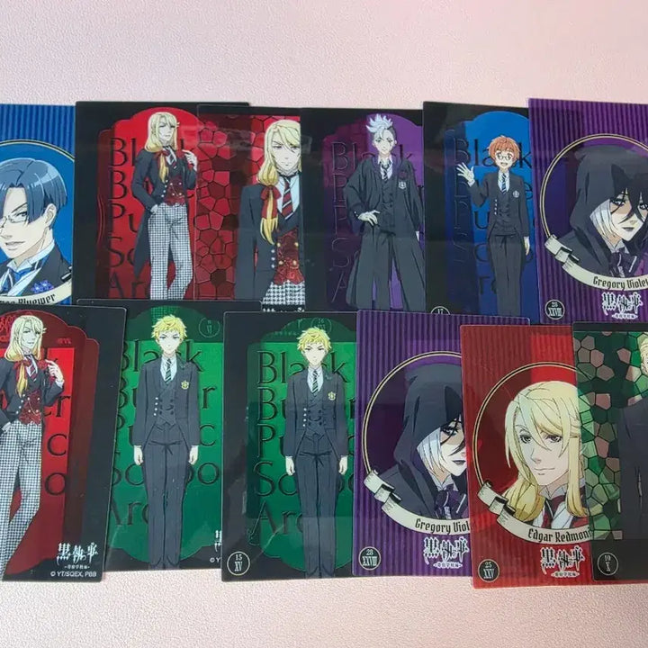 [BUNJANG] Black Butler Clear Card Set (Ciel/Sebastian &amp; Others) / 흑집사 클리어 카드 시엘/세바스찬 외 일괄