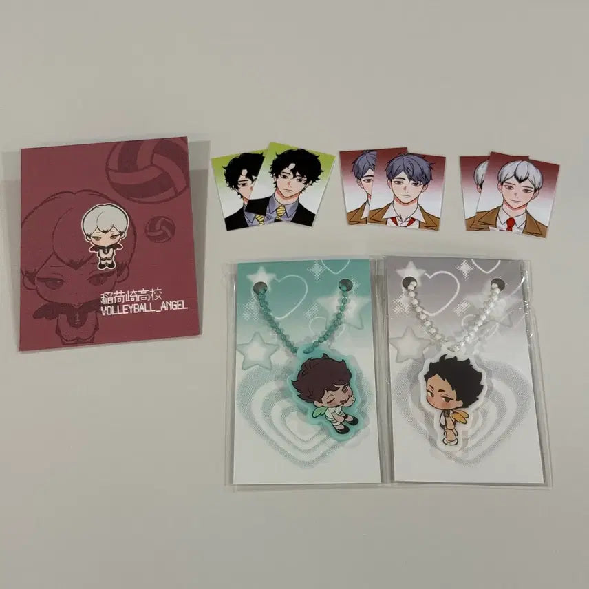 [BUNJANG] Haikyu!! Sugoi Nimi Proof Photo Acrylic Keychain - Sakusa, Kita, Oikawa, Akaashi / 하이큐 스강이님 증명사진 증사 아크릴키링 사쿠사 오사무 키타 오이카와 아카아시