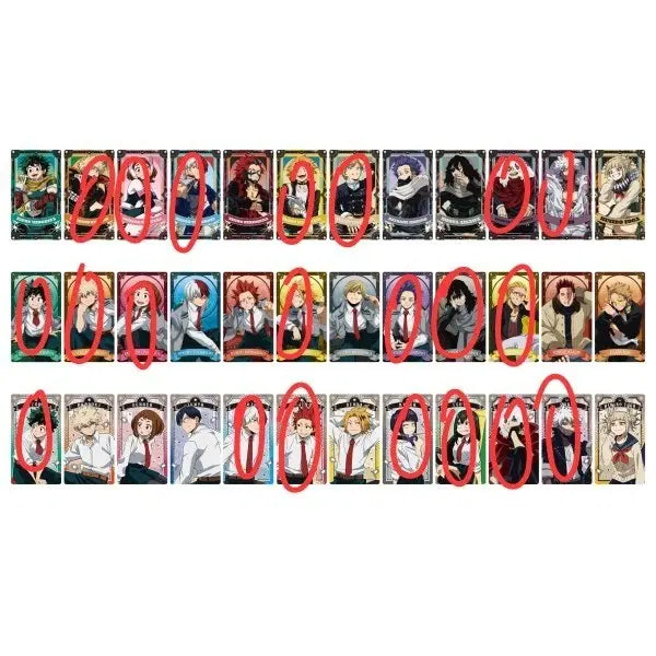 [BUNJANG] My Hero Academia Trading Card Collection Set 2 / 히로아카 나히아 아트 카드 컬렉션 2: 21장
