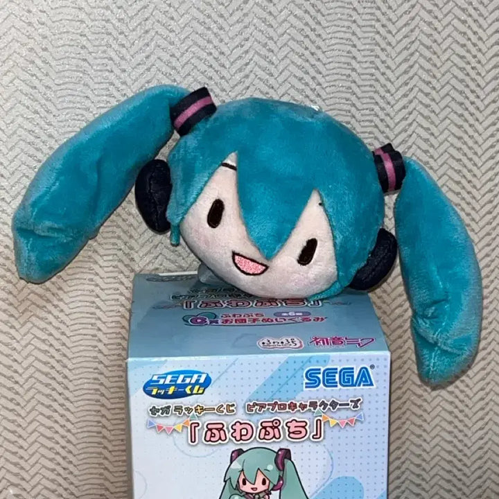 [BUNJANG] Vocaloid Hatsune Miku Fuwakororin Face Plush Doll / 프세카 C상 후와푸치 미쿠 얼굴 인형