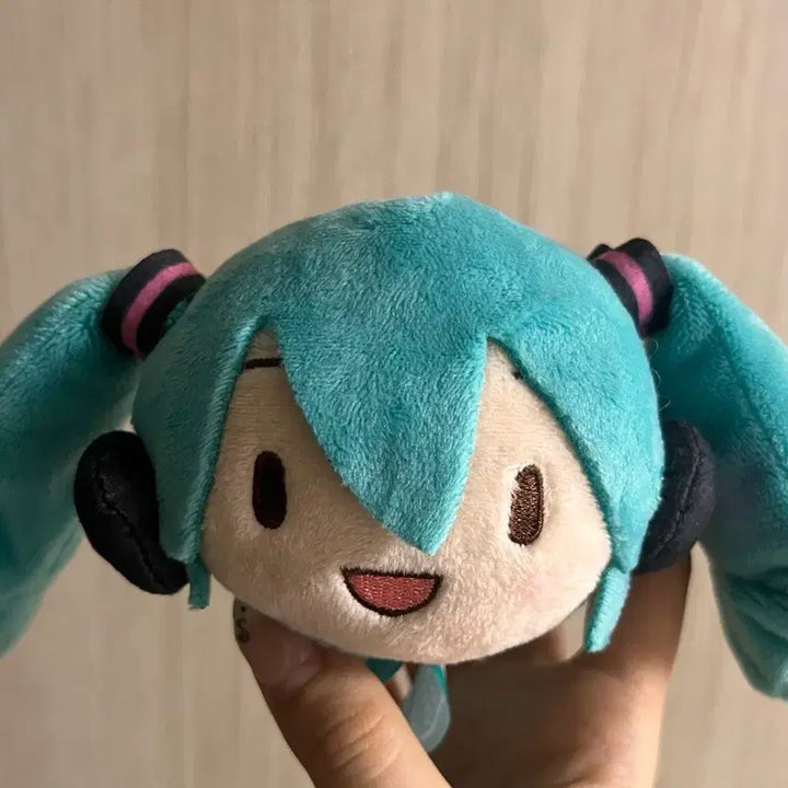 [BUNJANG] Vocaloid Hatsune Miku Fuwakororin Face Plush Doll / 프세카 C상 후와푸치 미쿠 얼굴 인형