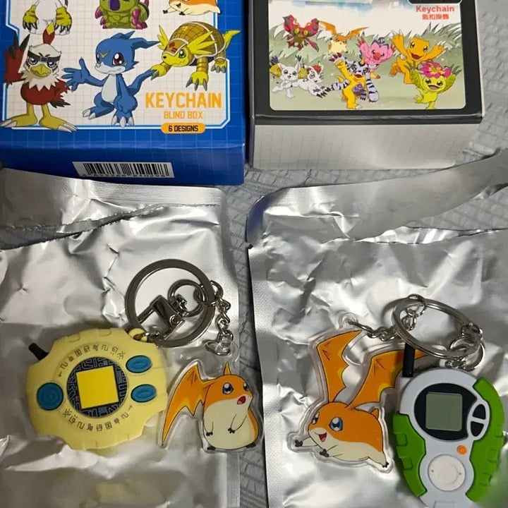 [BUNJANG] Digimon Digivice D-3 Keychain Ruki &amp; Patamon Hong Kong Limited Edition Set / 홍콩 한정 디지몬 디지바이스 디쓰리 키링 리키 파닥몬