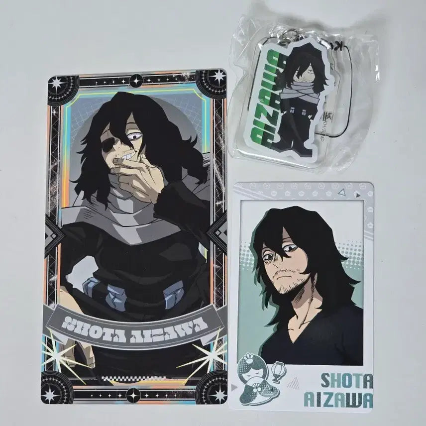 [BUNJANG] My Hero Academia Aizawa Shota Collection Card, Snap Maid, and SD Acrylic Keyring / [나히아/히로아카] 아이자와 센세 컬렉션 카드, 스냅마이드, SD 아크릴키링