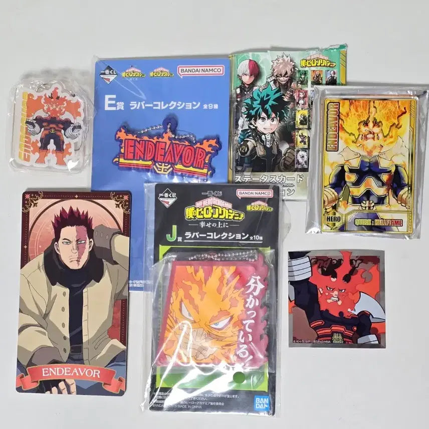 [BUNJANG] My Hero Academia Endeavor Goods Set / [나히아/히로아카] 나의 히어로 아카데미아 프로 히어로 엔데버 굿즈 세트