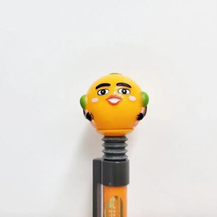 [BUNJANG] Heisei Retro Mikkan Seijin Mascot Mechanical Pencil / 고전 미캉 세이진 마스코트 샤프 헤이세이 레트로