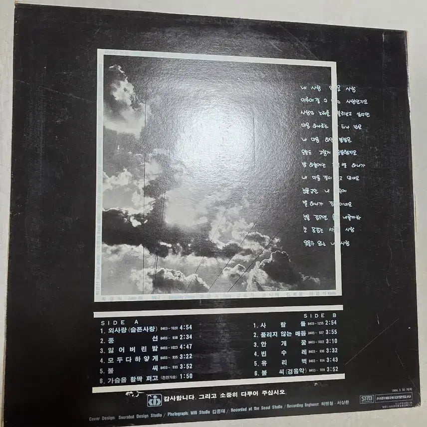 [BUNJANG] Shin Hyung Won New Edition LP / 신형원 LP