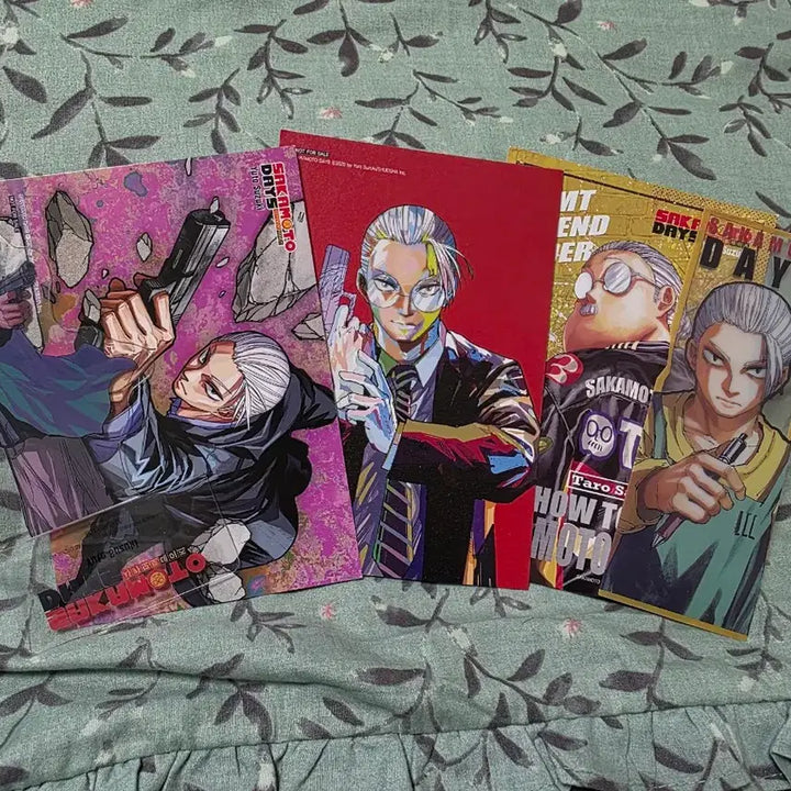 [BUNJANG] Sakura Days Sakamoto Taro Special Illustration Postcard &amp; Bookmark + Sakamoto Days Vol. 20 Special Strongest Killer PP Stand Official Goods Bundle Set / 사카모토데이즈 사카모토 타로 특전 일러스트 카드 엽서 + 책갈피 + 사카모토데이즈 사카데이 20권 특전 최강의 킬러 PP 스탠드 공식 굿즈 일관