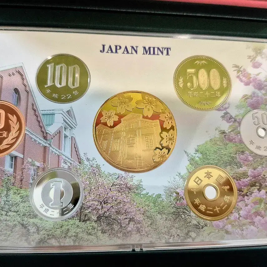[BUNJANG] 2010 Japan Mint Sakura Proof Coin Set with 20g Silver Medal / 2010 일본조폐국 벚꽃민트세트 은20g 포함