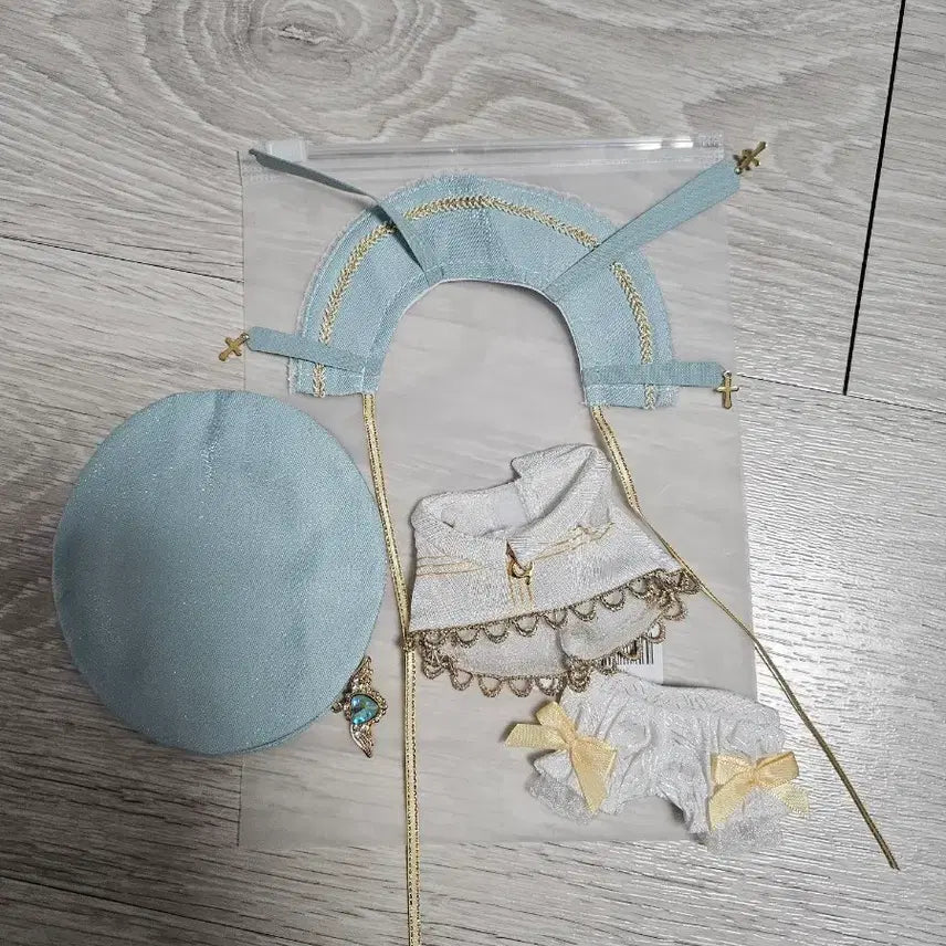[BUNJANG] 10cm Doll 10Ging Choir Yechan Bluebird Yechan Outfit / 10cm 10깅 솜인형 의상 옷 성가대예찬 파랑새예찬