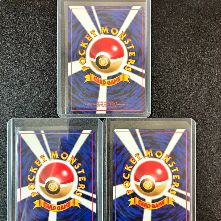 [BUNJANG] Vintage Pokémon Card Bundle - Lizard (Charmeleon), Oddish (Vaporion), Squirtle (Blastoise) - 1996 Japanese Edition / 1996 일판 리자드 이상해풀 어니부기 빈티지 포켓몬카드