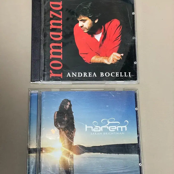 [BUNJANG] Andrea Bocelli Romanza &amp; Sarah Brightman Harem CD Set / CD 2세트 안드레아 보첼리 로만자 / 사라 브라이트만 HAREM