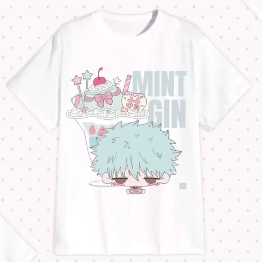 [BUNJANG] Gintama Gintoki Custom Print T-Shirt / 은혼 비공굿 긴토키 통판 티셔츠
