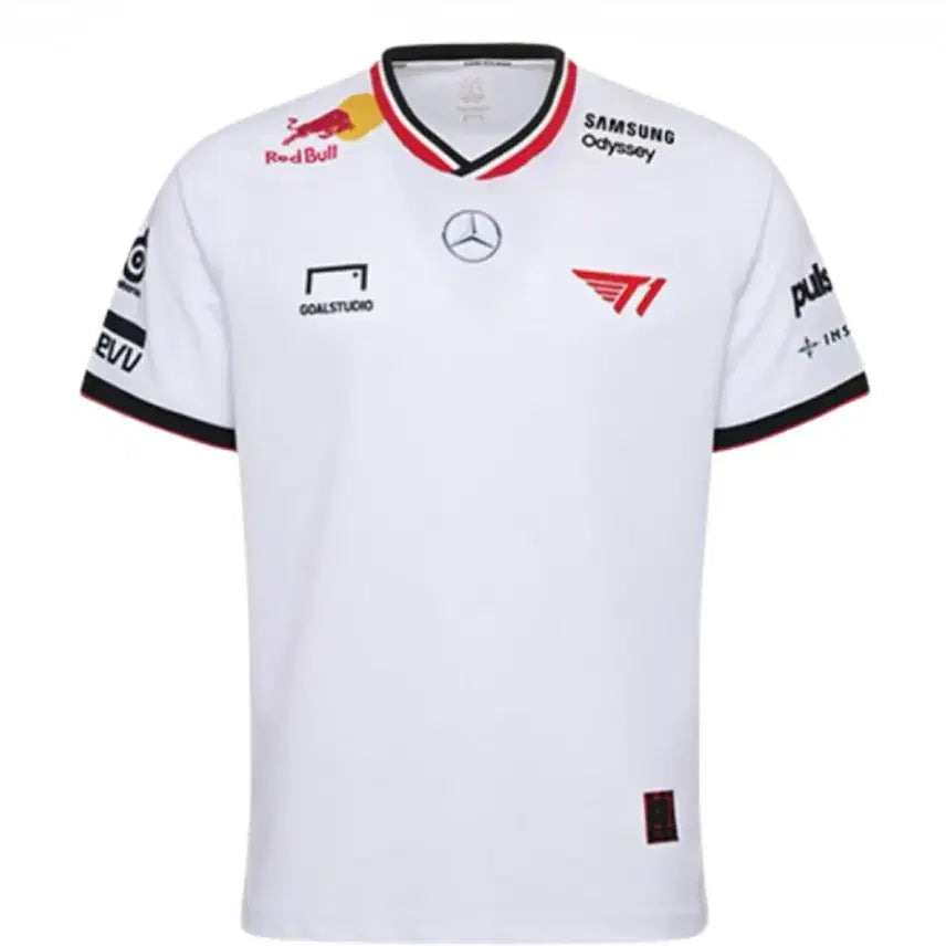 [BUNJANG] T1 2025 Valorant 2nd Uniform Jersey White (Non-Marking Version) / XL T1 티원 2025 2nd 발로란트 유니폼 저지 화이트 (논 마킹 버전)
