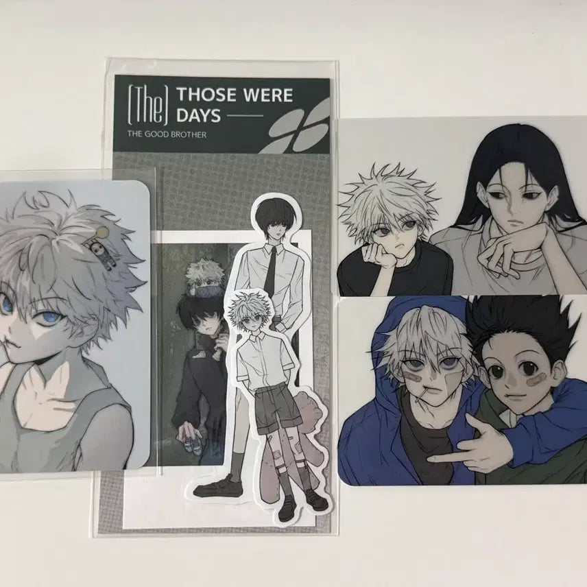 [BUNJANG] Hunter x Hunter Kilua Gon Illumi Unofficial Goods Photocard Sticker Set / 헌터헌터 키르아 곤 이르미 헌헌 비공식 굿즈 포카 스티커 비공굿