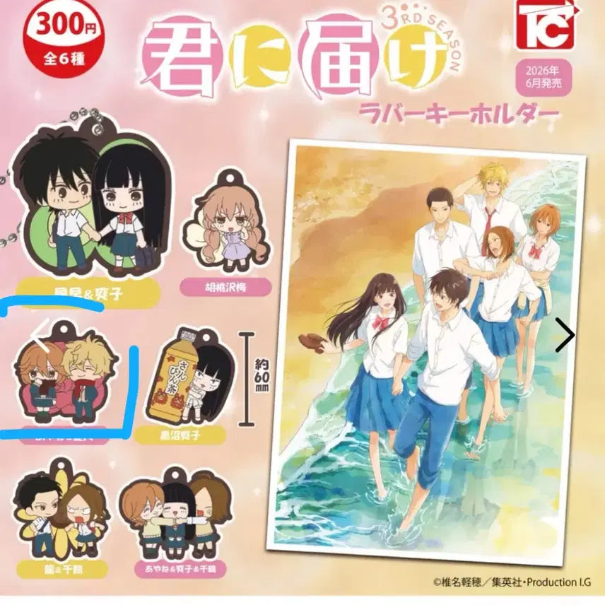 [BUNJANG] To Touch You Rubber Strap Gacha / 너에게 닿기를 러버스트랩 가챠