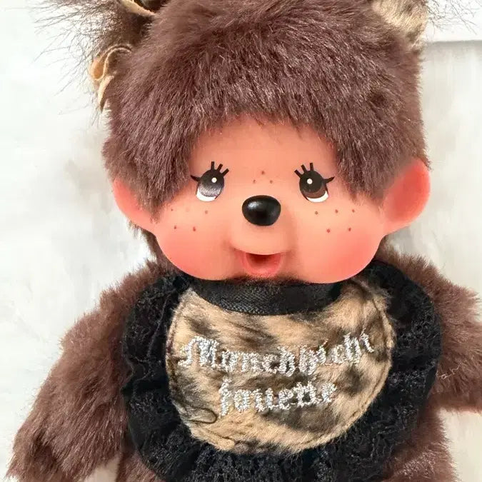 [BUNJANG] Jue Ti Leopard Print Monchhichi / 쥬에티 쥬에띠 레오파드 호피 몬치치
