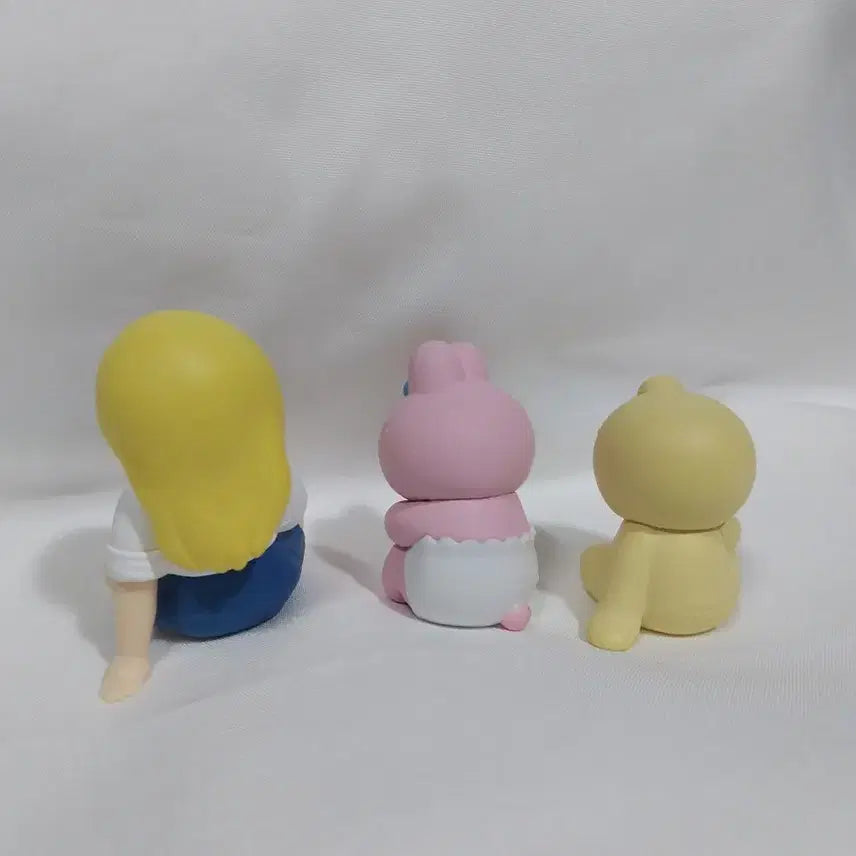 [BUNJANG] Pantsu Usagi Machiboke Figure 3-Type Set / 빤쮸토끼 마치보케 피규어 3종 세트 음뽀챠무 오빤쮸 가챠 일괄 가샤폰 반다이 마치보우케