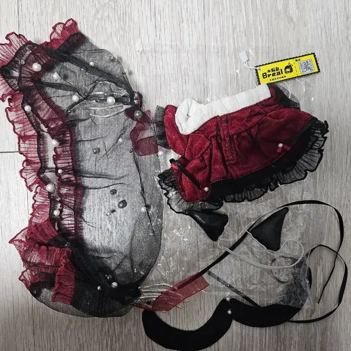 [BUNJANG] 20cm Cotton Doll Outfit Rose&