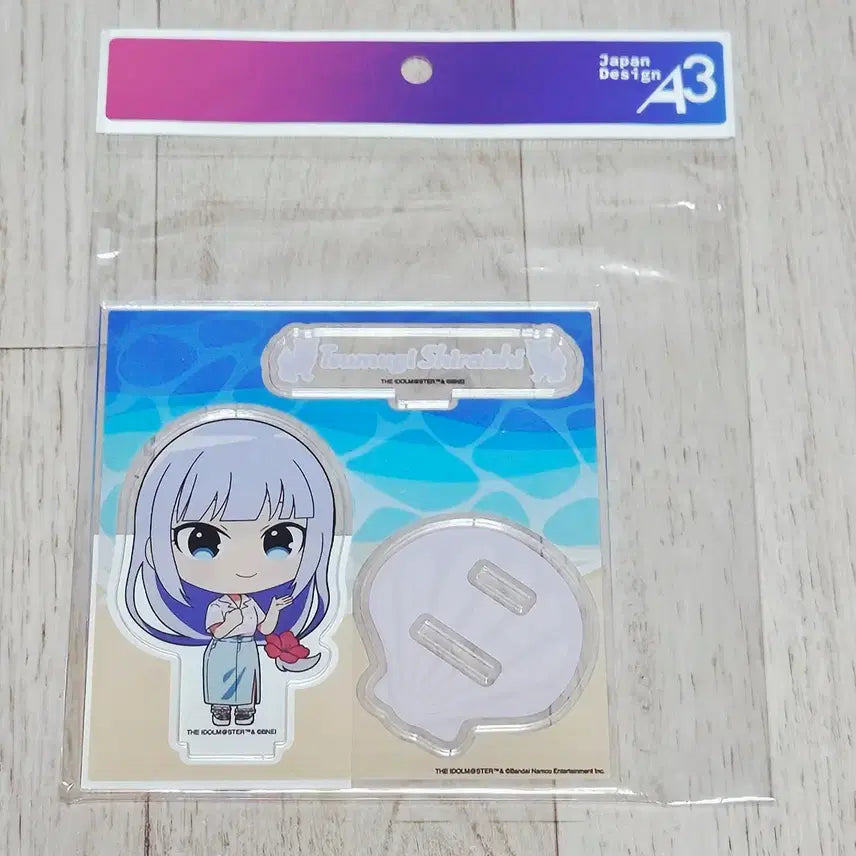 [BUNJANG] THE iDOLM@STER Million Live Theater Days Shiraishi Tsumugi Haisai Ver. Mini Character Illustration Acrylic Stand (Sealed) / [미개봉] 아이돌 마스터 밀리언 라이브 시어터 데이즈 시라이시 츠무기 하이사이ver. 미니 캐릭터 일러스트 아크릴 스탠드