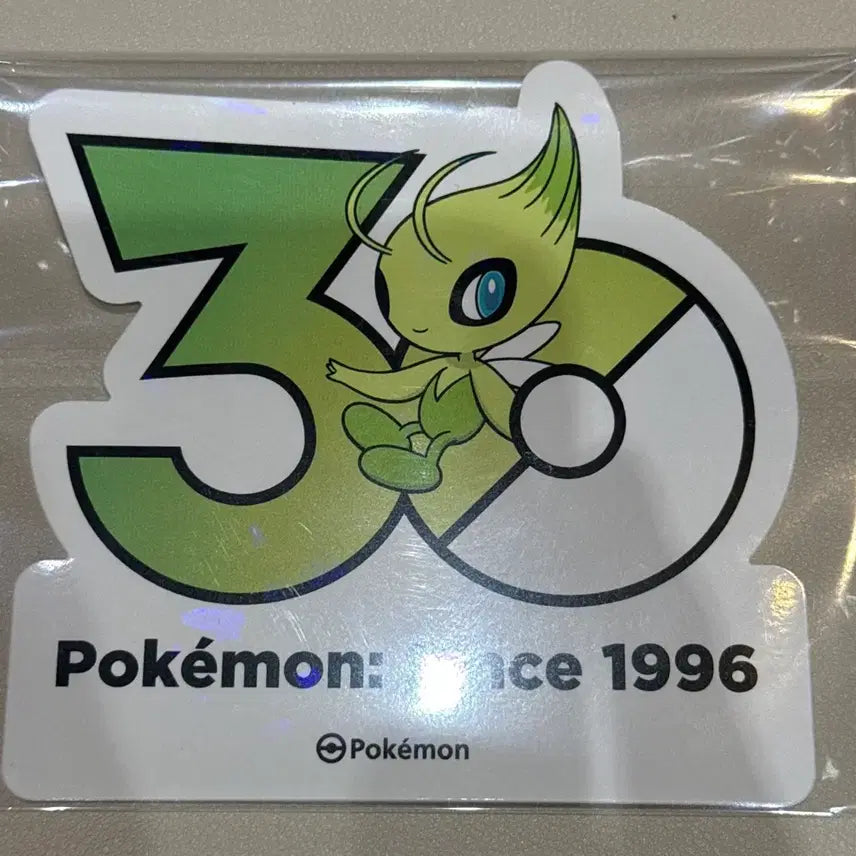 [BUNJANG] Pokemon 30th Anniversary Celebi Sticker / 포켓몬스터 30주년 스티커 - 세레비