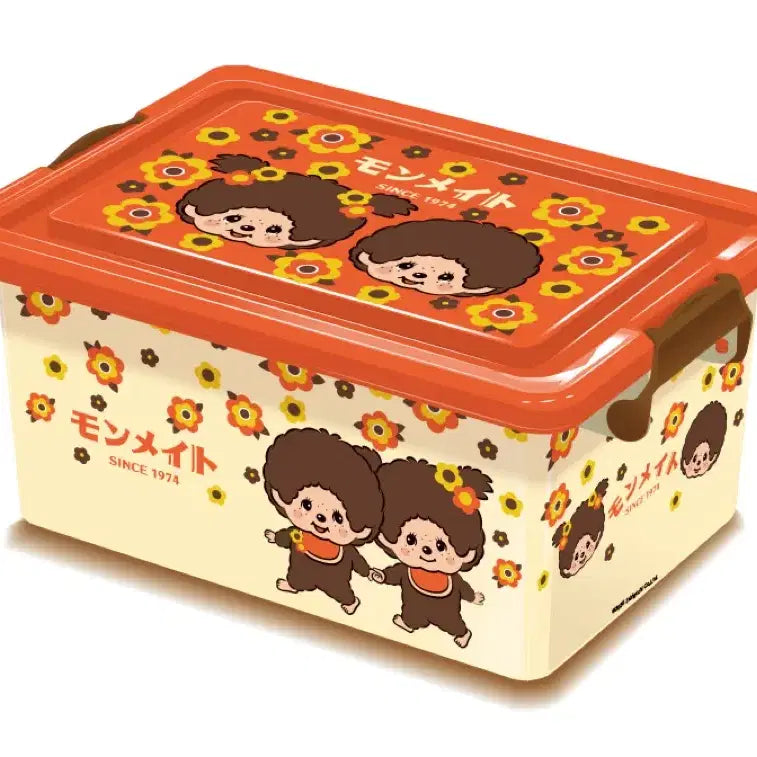 [BUNJANG] Monchhichi Storage Container Box / 몬치치 컨테이너박스 수납함
