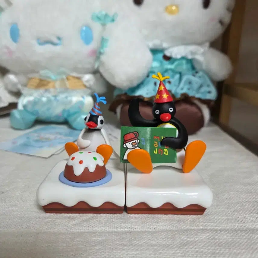 [BUNJANG] Pingu Figures Set of 2 / 핑구 피규어 2개 세트