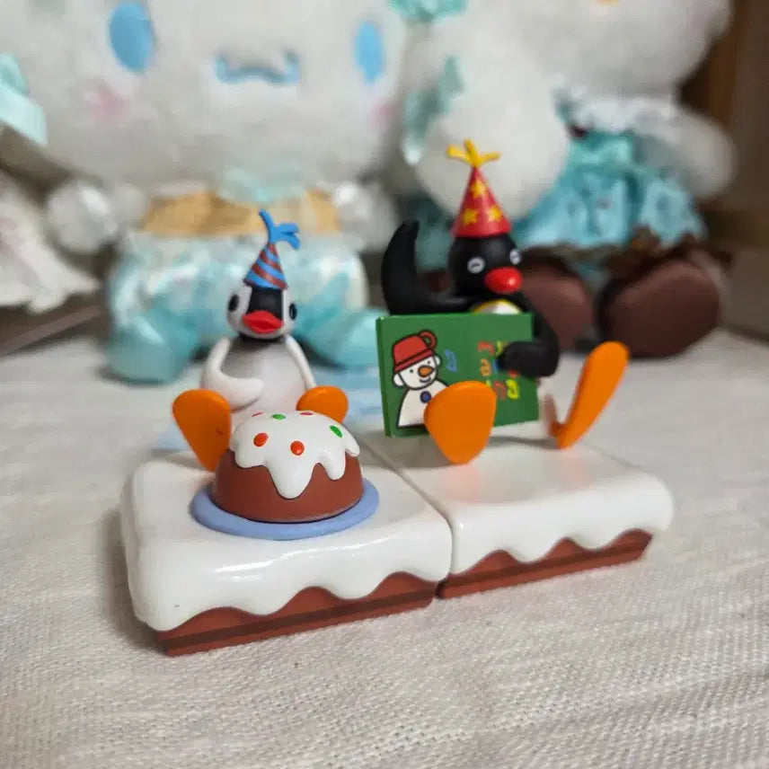 [BUNJANG] Pingu Figures Set of 2 / 핑구 피규어 2개 세트