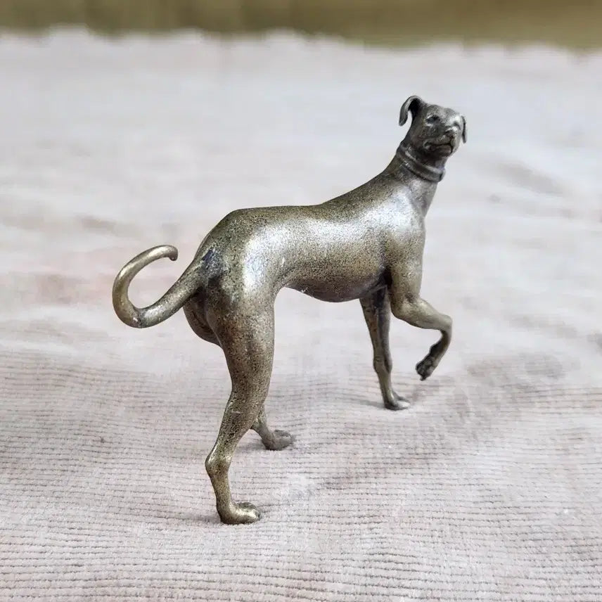 [BUNJANG] Brass Greyhound Dog Sculpture / 황동 개 ,그레이하운드 브론즈