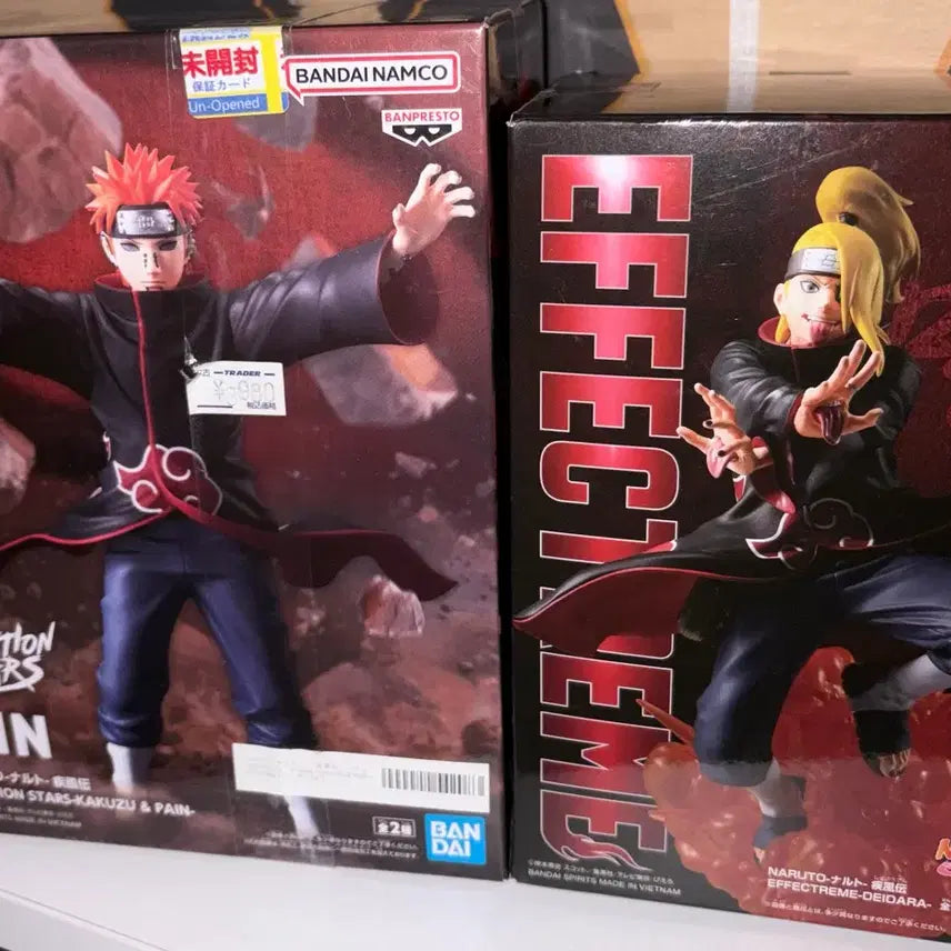 [BUNJANG] Banpresto Naruto Akatsuki Pain Deidara Figure Bundle / 반프레스토 나루토 아카츠키 페인 데이다라 피규어 일괄 (덤 드려요)