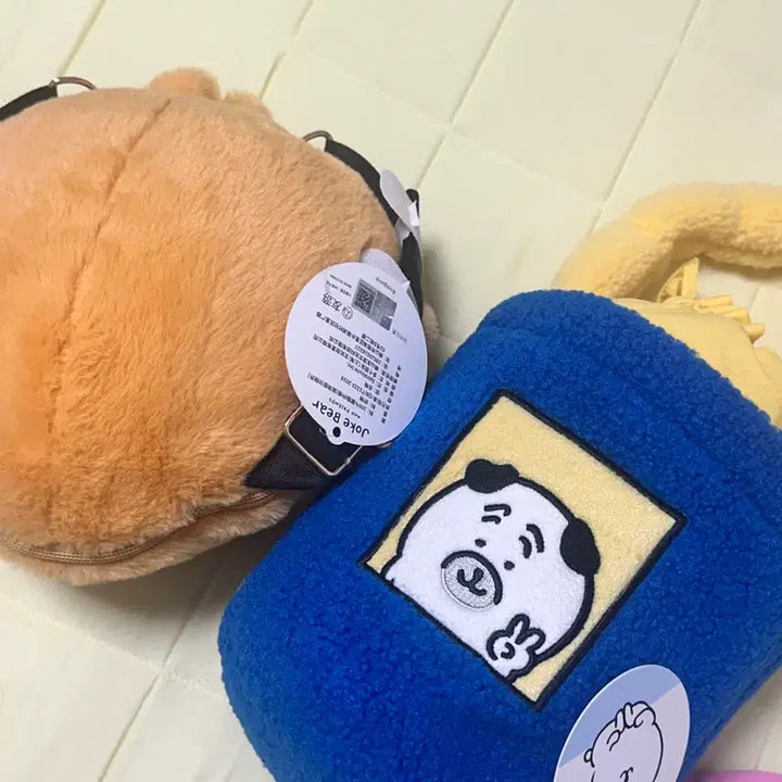 [BUNJANG] Nongdamgom Pug &amp; Korokke Plush Set / 농담곰 퍼그, 고로케 세트