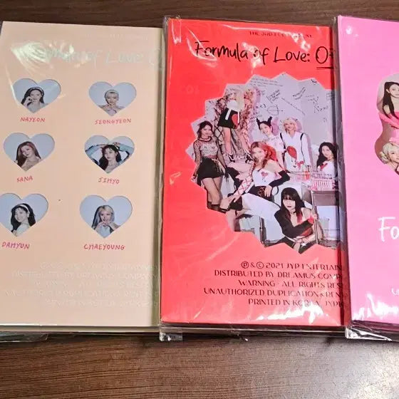 [BUNJANG] TWICE Formula of Love: O+T=<3 3rd Album 4-Set Bundle / 트와이스 3집 4종세트, formula of love