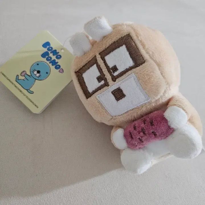 [BUNJANG] Bonobono Neoburiya Pixel Square Keychain New / 보노보노 너부리야 픽셀 네모 키링 새상품