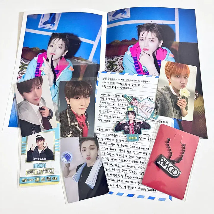 [BUNJANG] BOYNEXTDOOR Riwoo Knock On Concert Photocard, Topper, Paper Set / 보이넥스트도어 보넥도 boynextdoor 리우 팬미팅 knock on 낙원 콘서트 포카 앨포 토퍼 세트