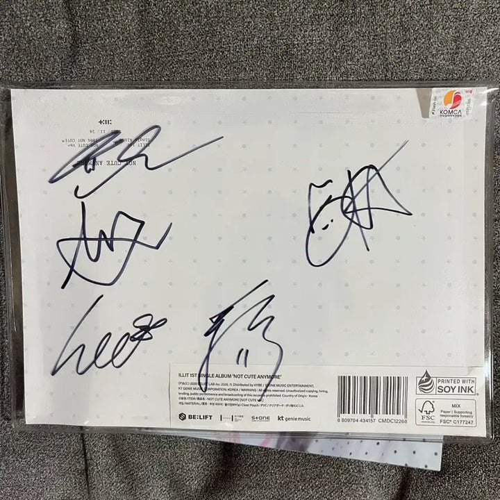 [BUNJANG] ILLIT Autographed Album with Minju Photocard / illit 아일릿 친필 싸인앨범  판매 ㅂㅁ