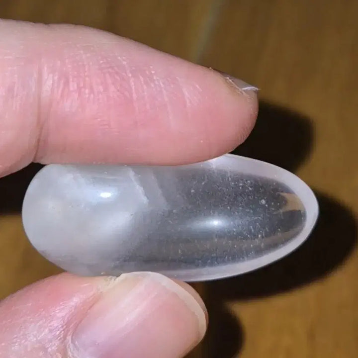 [BUNJANG] Rare White Phantom Quartz Rough Stone Cabochon / 희귀! 안개가 서린 화이트 팬텀쿼츠 원석 캐보션 광물 희귀수정