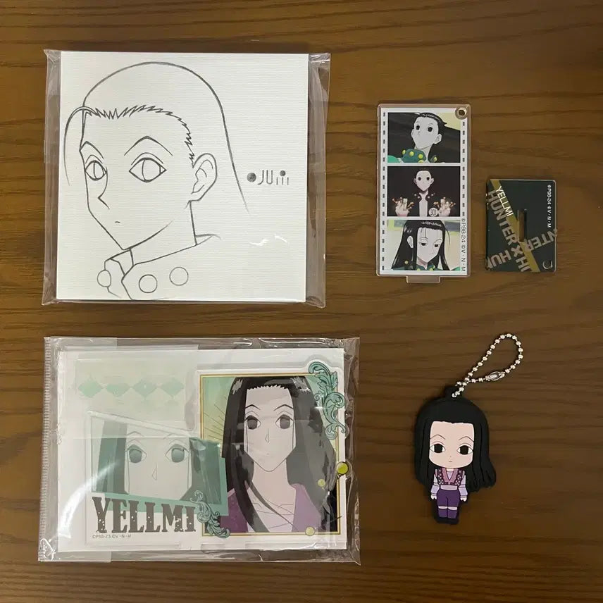 [BUNJANG] Hunter x Hunter Illumi Acrylic Canvas Keyring / 헌터헌터 이르미 아크릴 캔버스 키링