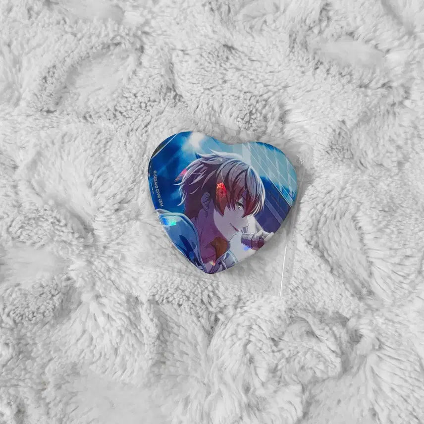 [BUNJANG] Proseka Shinonome Akito Heart Can Badge / 프세카 프로세카 시노노메 아키토 하트 캔뱃지 양도