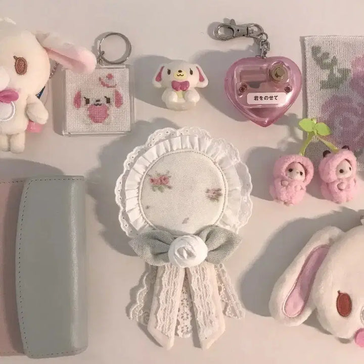 [BUNJANG] Melon Bread Strawberry Rosette Photocard Holder / 메론빵맛딸기님 로제트 판매 합니다.