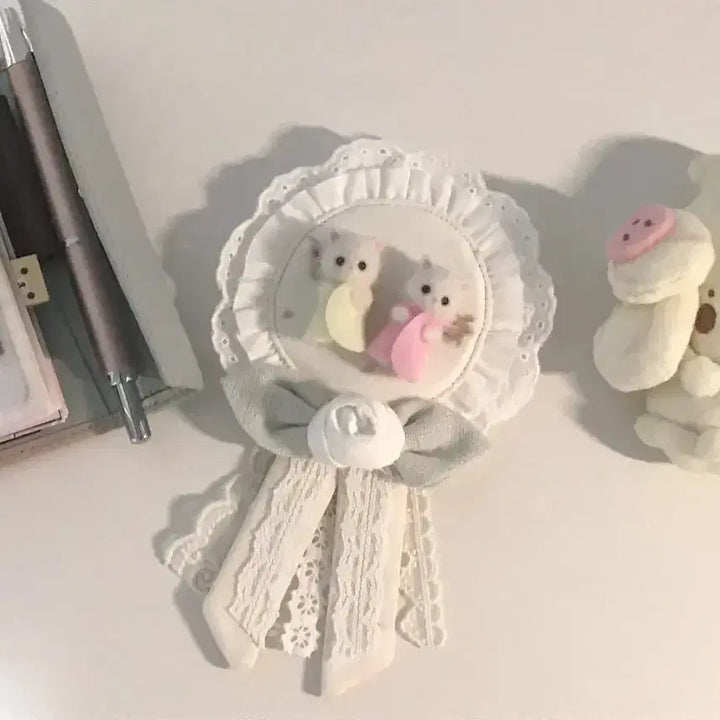 [BUNJANG] Melon Bread Strawberry Rosette Photocard Holder / 메론빵맛딸기님 로제트 판매 합니다.