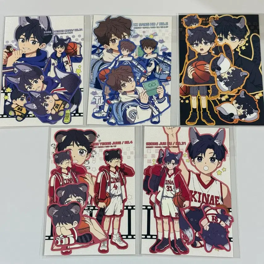 [BUNJANG] Garbage Time Ring Seul Sticker Set: Park Byeongchan, Gi Sangho, Choi Jongsu, Jeon Youngjung, Sung Junsu / 가비지타임 링님 스티커 박병찬 기상호 최종수 전영중 성준수