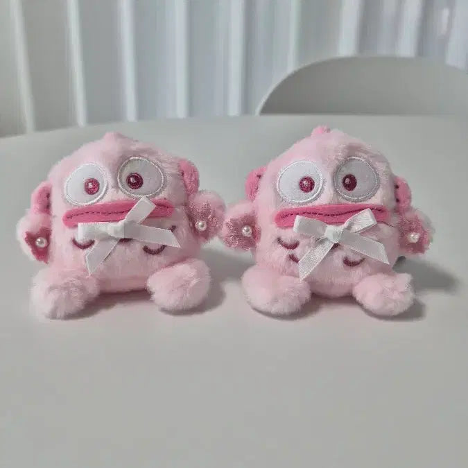 [BUNJANG] Sanrio Hangyodon Cherry Blossom Plush Keychain / 산리오 한교동 벚꽃 사쿠라 인형 키링