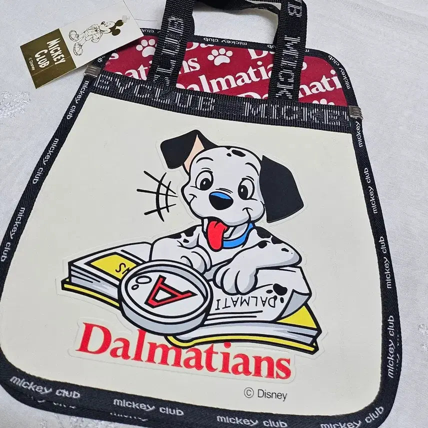 [BUNJANG] Mickey Club Disney Dalmatian Accessory Bag Vintage Stationery Authentic Retro Decor Goods / 미키클럽 디즈니 달마시안 보조가방 고전문구 정품 레트로 빈티지 소품 방꾸 굿즈 강아지