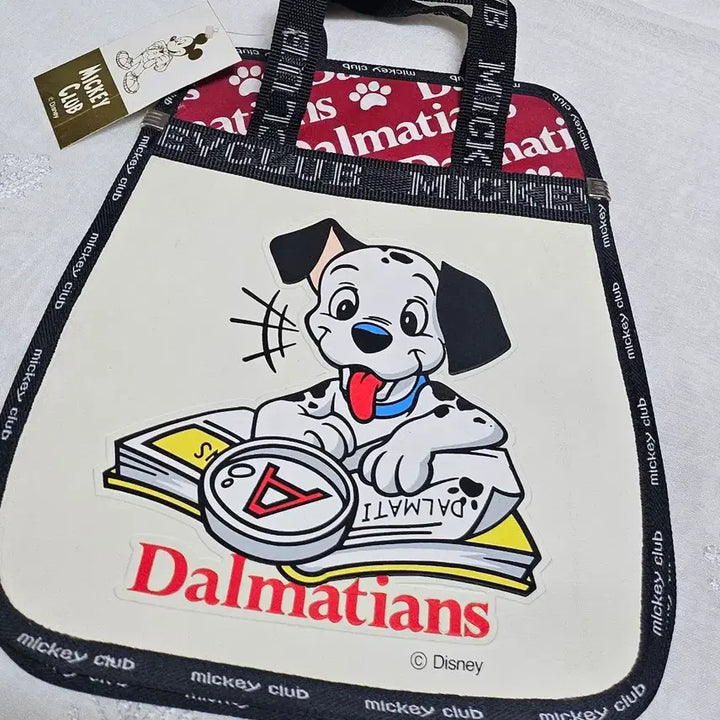 [BUNJANG] Mickey Club Disney Dalmatian Accessory Bag Vintage Stationery Authentic Retro Decor Goods / 미키클럽 디즈니 달마시안 보조가방 고전문구 정품 레트로 빈티지 소품 방꾸 굿즈 강아지