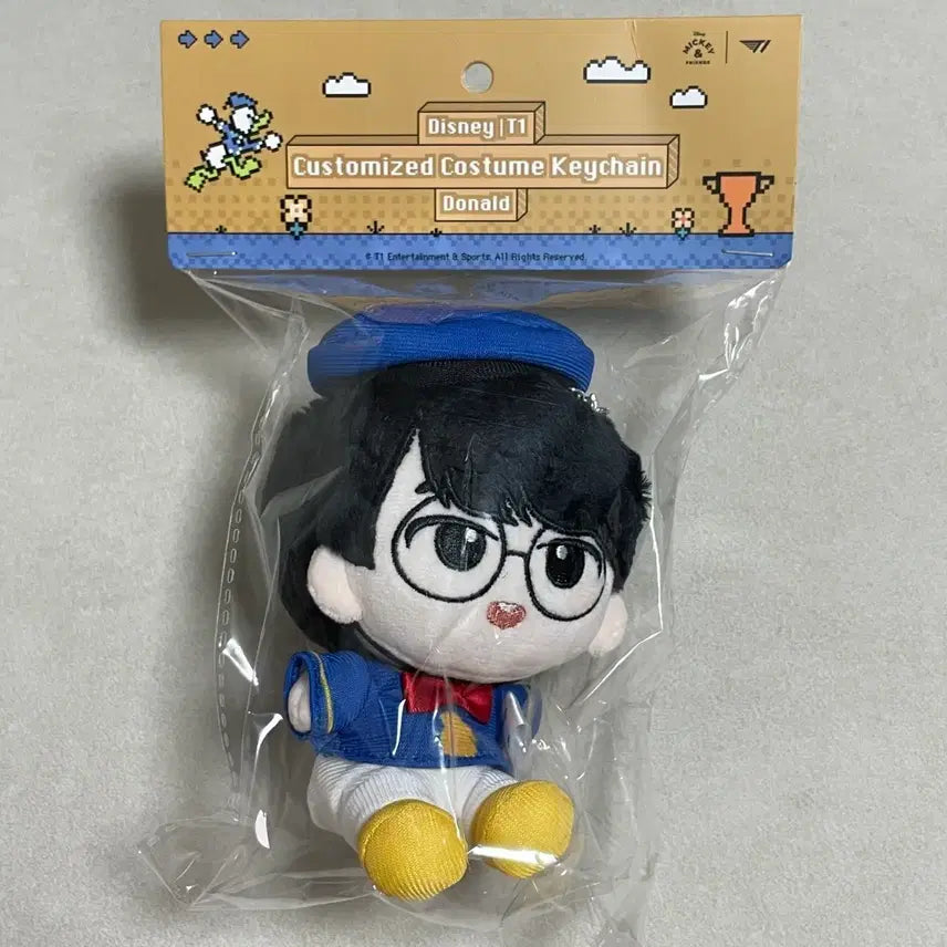 [BUNJANG] T1 x Disney Custom Doll Donald Duck Doran / T1 티원 x 디즈니 커스텀 인형 도날드덕 도란