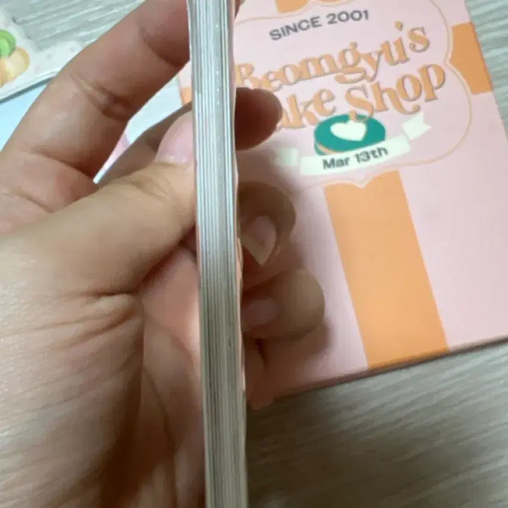 [BUNJANG] TXT Beomgyu Birthday Bakeshop Photocard Keyring Set / 투바투 범규 생일 베이크샵 포토카드 키링세트