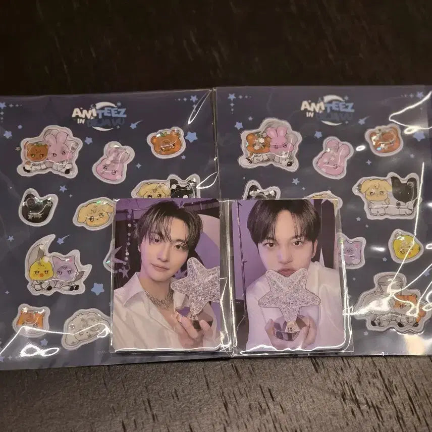 [BUNJANG] Ateez Aniteez Water 3D Sticker Set (Park Seonghwa, Choi Jongho) / set 워터 입체 스티커 박성화 최종호 에이티즈 팝업 애니티즈 ateez aniteez