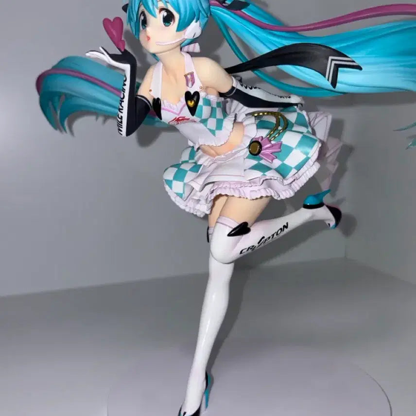 [BUNJANG] Hatsune Miku Racing Scale Figure Visual 1/7 / 하츠네 미쿠 2019레이싱 스케일피규어 사이드키 비주얼 1/7