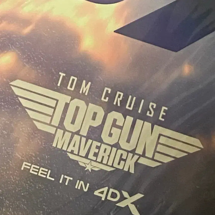 [BUNJANG] Top Gun Maverick 4DX Poster (Unsealed) / (미개봉) 탑건 매버릭 4DX 포스터